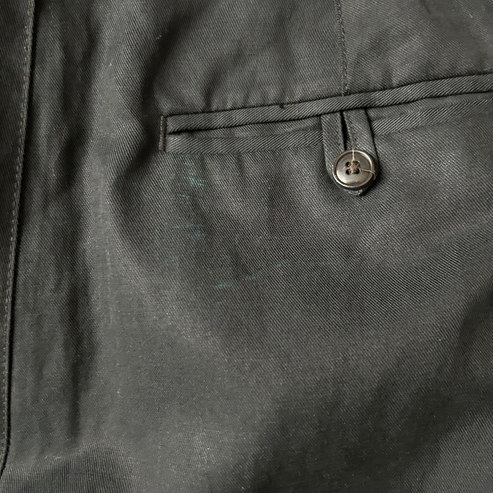 NEW Madewell Harlow Pleated Wide Leg Pant Trousers Black Lyocell Linen Blend 2P - Picture 7 of 9